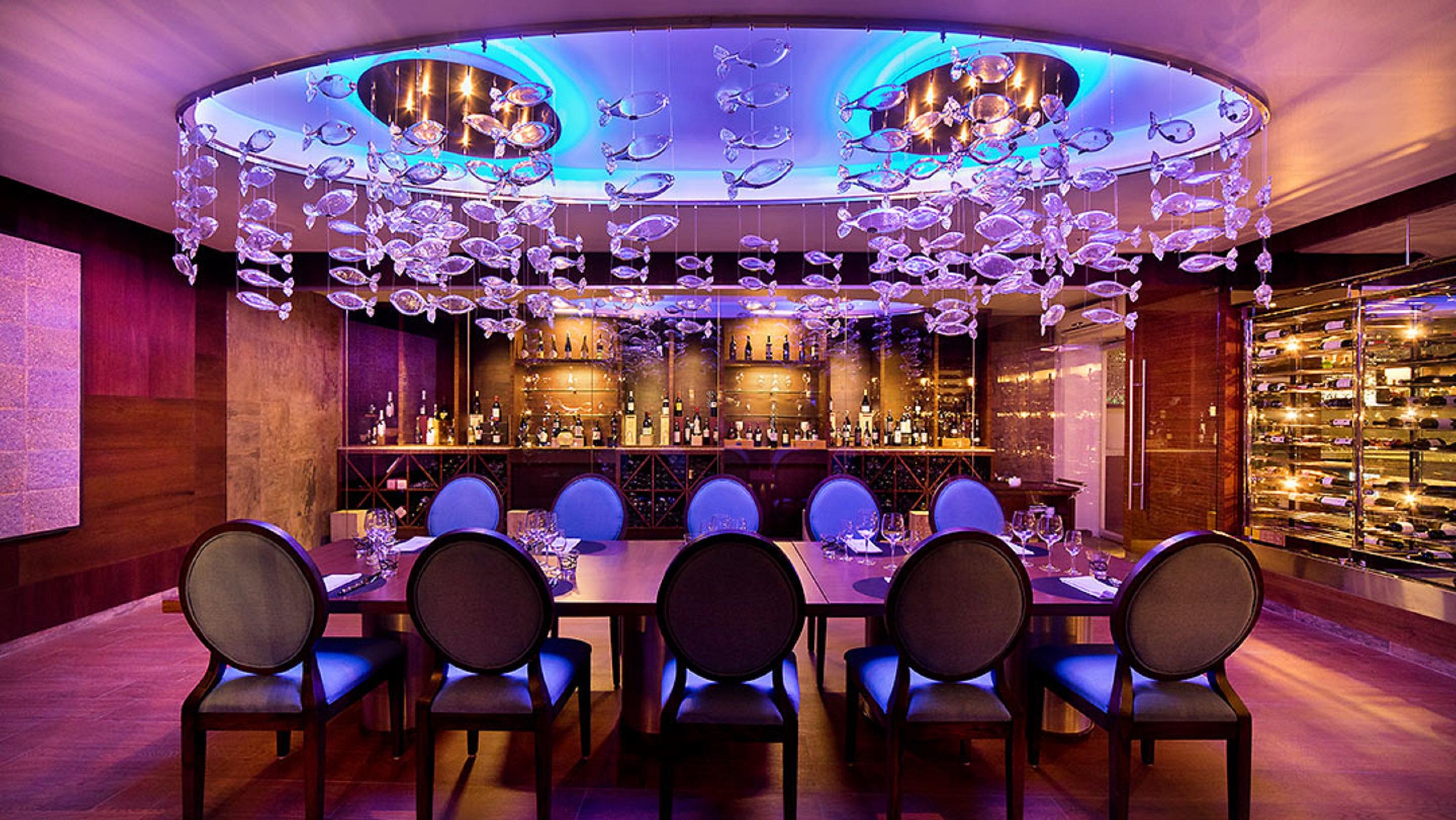 Palacio Mundo Imperial Riviera Diamante Acapulco Ngoại thất bức ảnh The private dining room at the restaurant